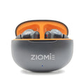 ZIOME Z1- Pro Bluetooth Earbuds (Black-Orange, True Wireless)
