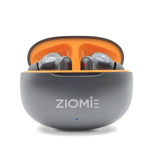 ZIOME Z1- Pro Bluetooth Earbuds (Black-Orange, True Wireless)