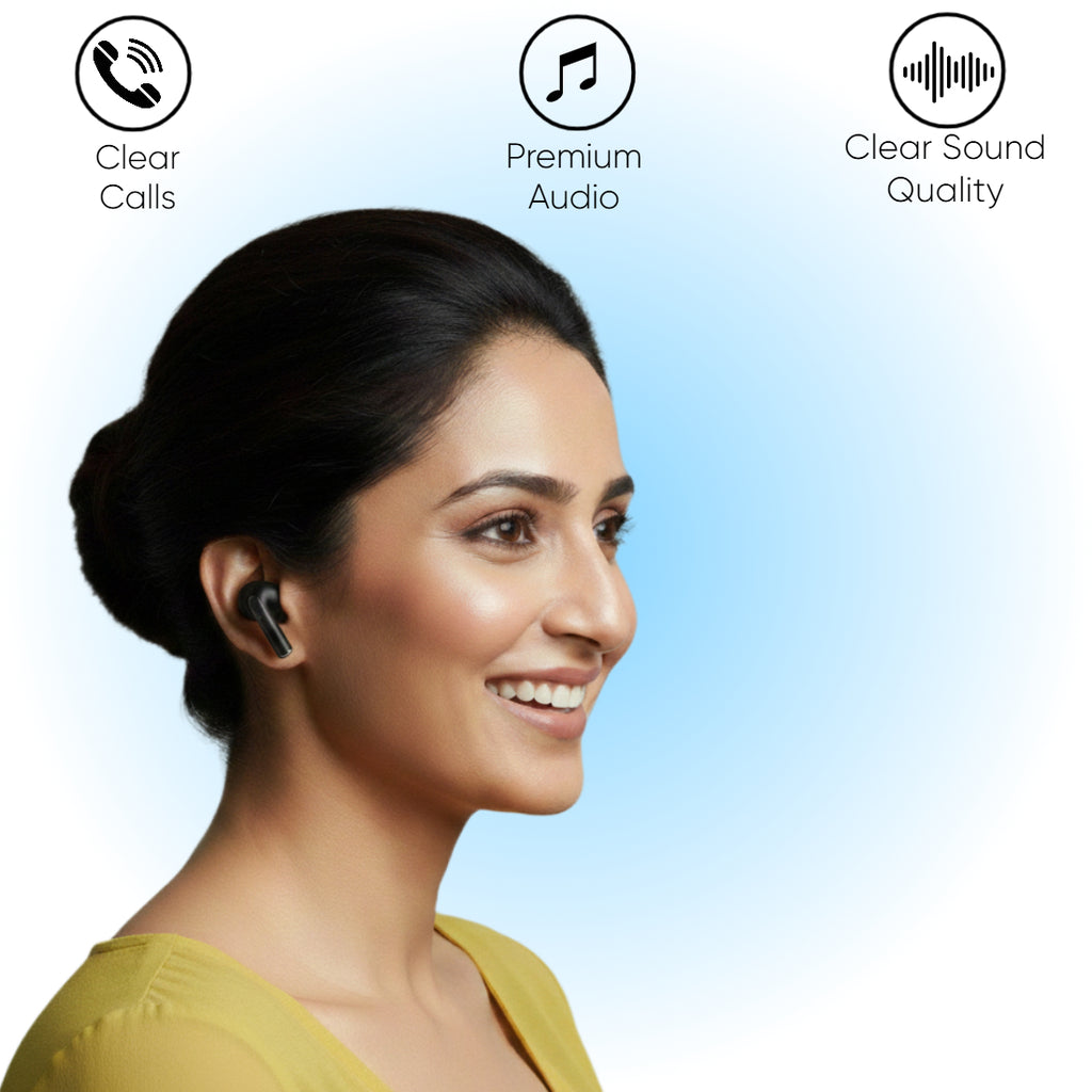 ZIOME Z 12 Pro+ Bluetooth (Black, True Wireless)
