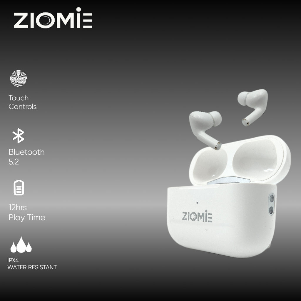 ZIOME Z 12 Pro Plus Bluetooth (White, True Wireless)