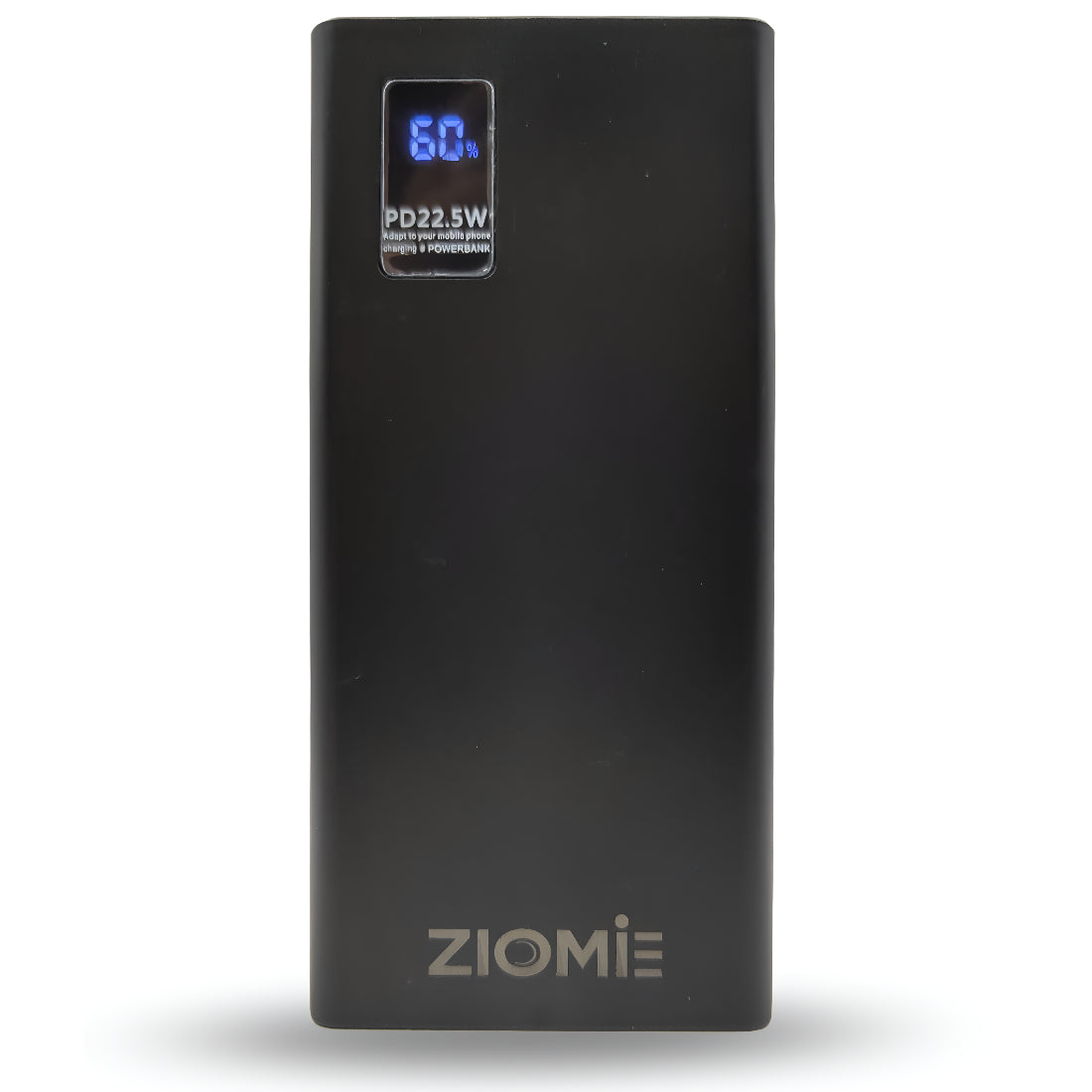 Ziome Digital Power Bank, 10000mAh,  22.5Watt, Type-C, Micro, USB, Black