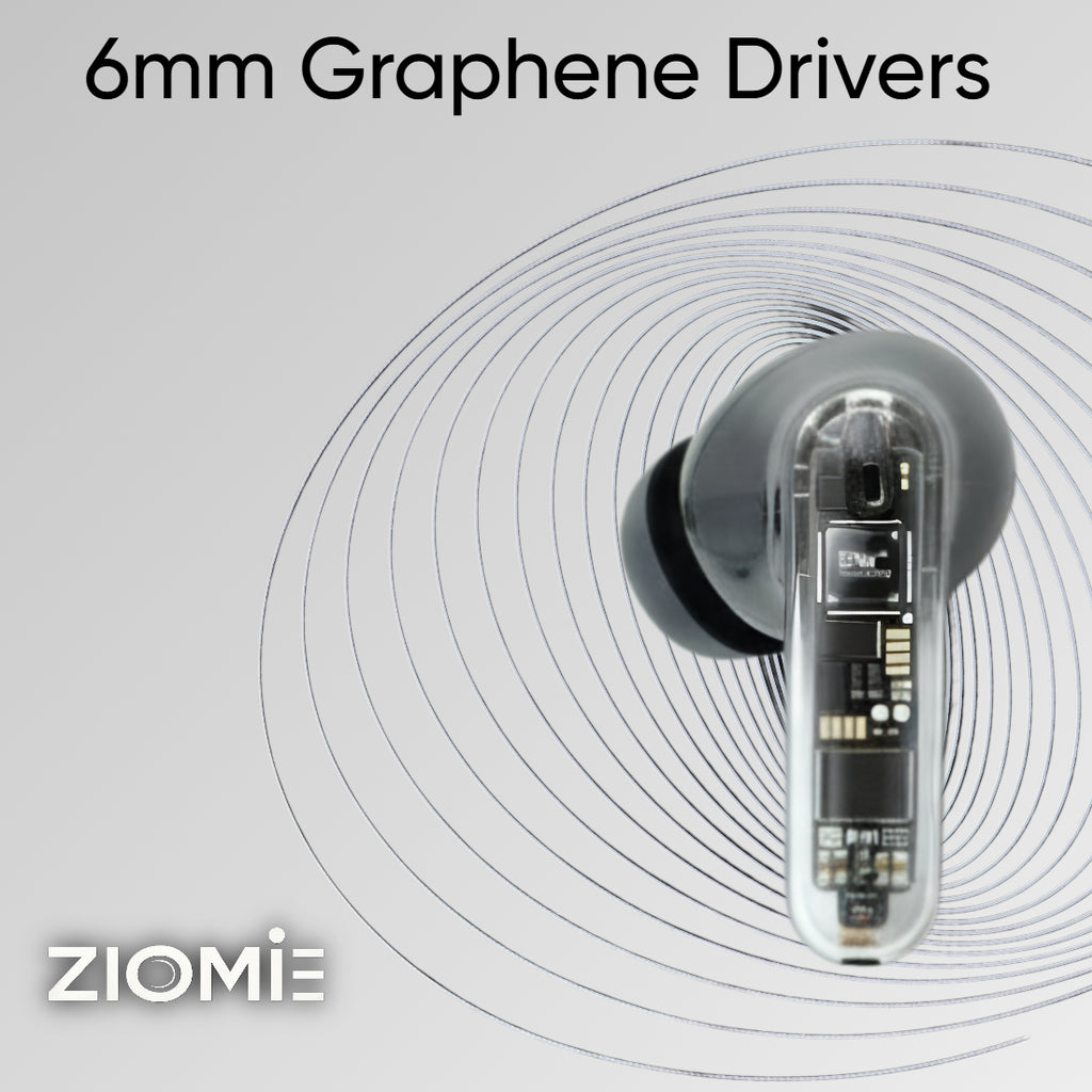 ZIOME Z1- Pro Bluetooth Earbuds (Black-Yellow, True Wireless)