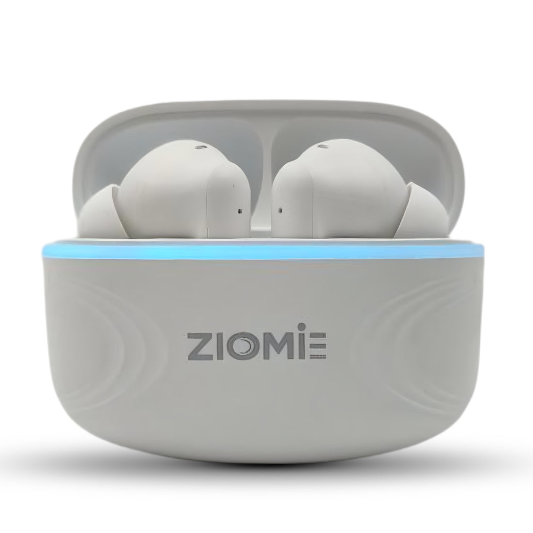 Ziome AIR True Wireless Earbuds with 72 Hours Standby Time, Deep Bass, Fast Charging & IPX4 Water Resistance  White