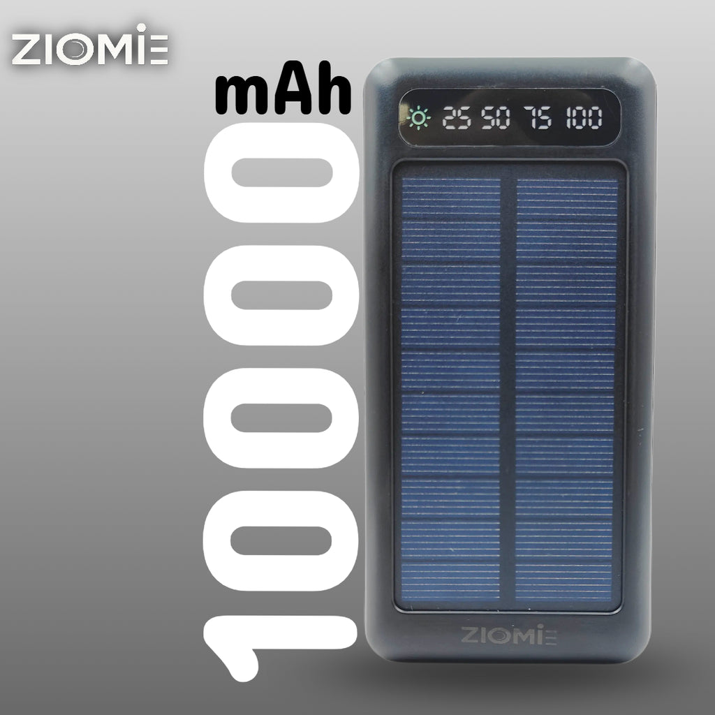 Ziome 10000 mAh 20W Slim Pocket Size Power Bank (Black, Lithium-ion, Power Delivery 3.0, Fast Charging, Quick Charge 3.0 for Mobile, Speaker, Tablet, Trimmer, Earbuds)