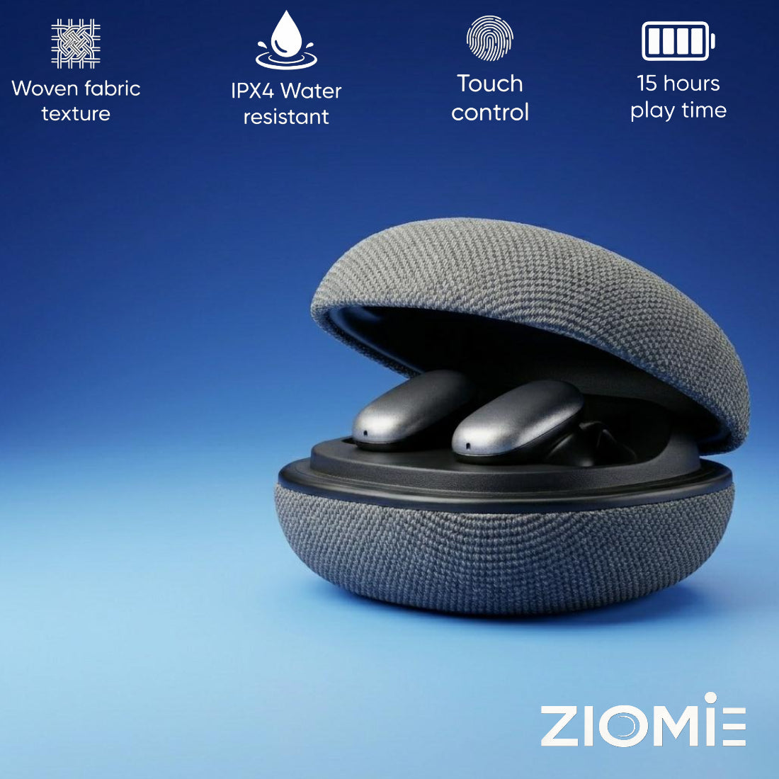 ZIOME Z 14 Pro Bluetooth (Grey, Woven Leather)