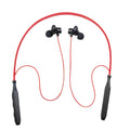 Ziome ZM-02 Neckband 72 Hours Standby time and 24 Hours Playtime Volume and Call Controller Red-Black