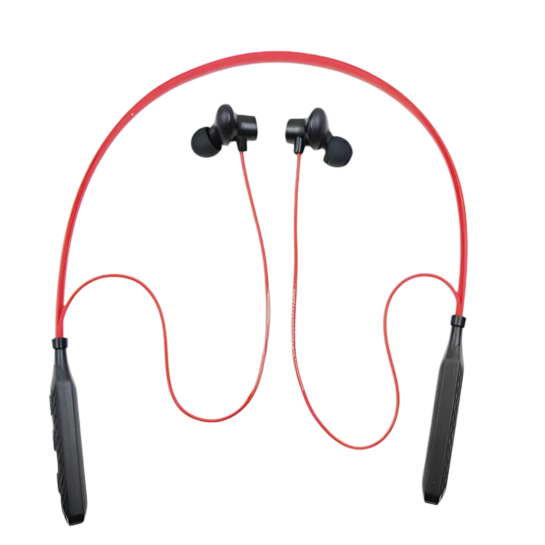Ziome ZM-02 Neckband 72 Hours Standby time and 24 Hours Playtime Volume and Call Controller Red-Black