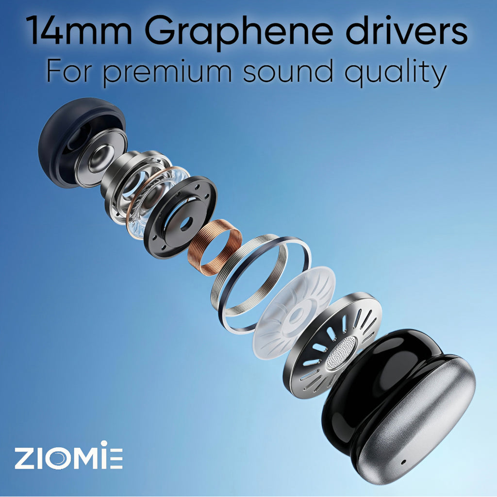 ZIOME Z 14 Pro Bluetooth (Grey, Woven Leather)