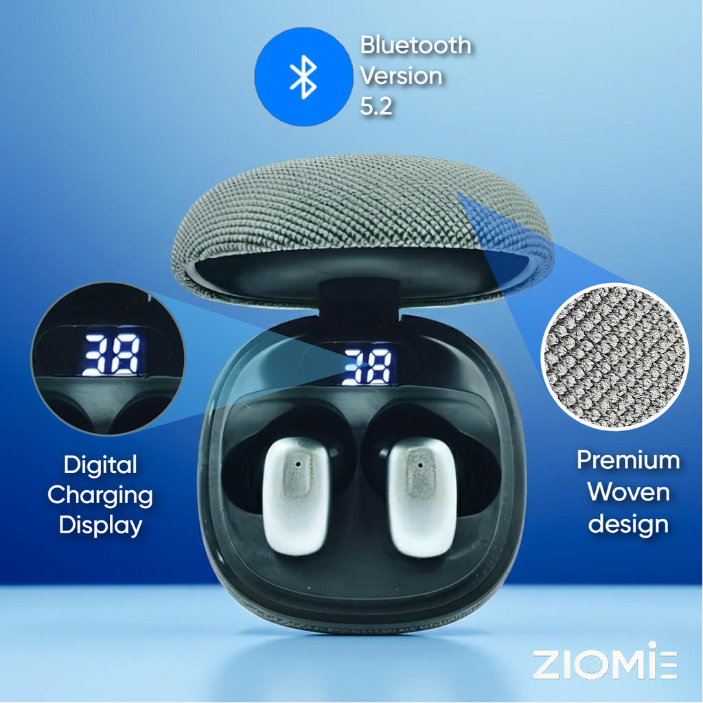 ZIOME Z 14 Pro Bluetooth (Grey, Woven Leather)