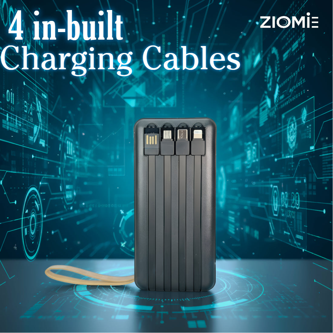 Ziome 20000 mAh 25W Slim Pocket Size Power Bank (Black, Lithium-ion, Power Delivery 3.0, Fast Charging, Quick Charge 3.0 for Mobile, Speaker, Tablet, Trimmer, Earbuds)