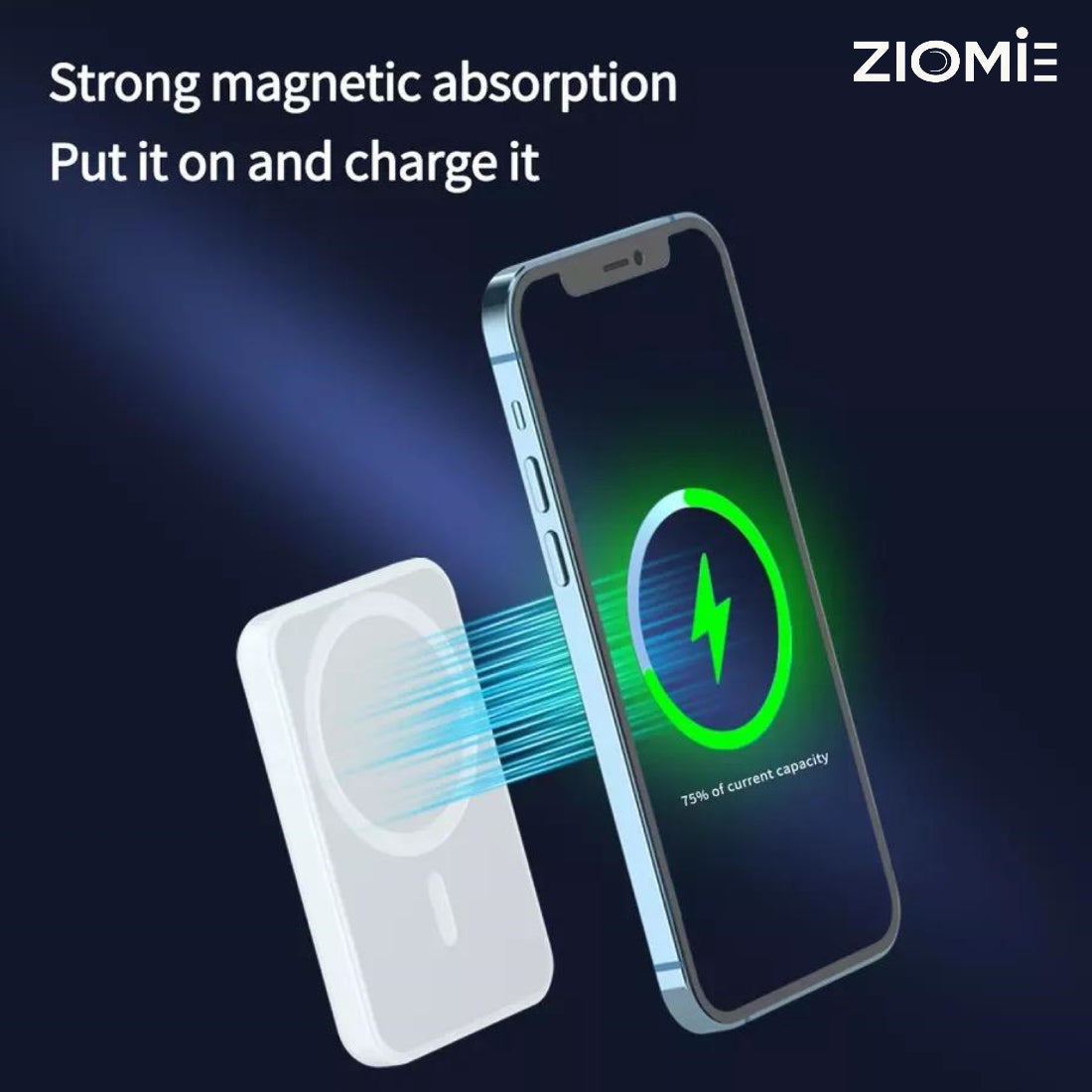 Ziome Magsafe Wireless Power bank 12000mAh 25Watt