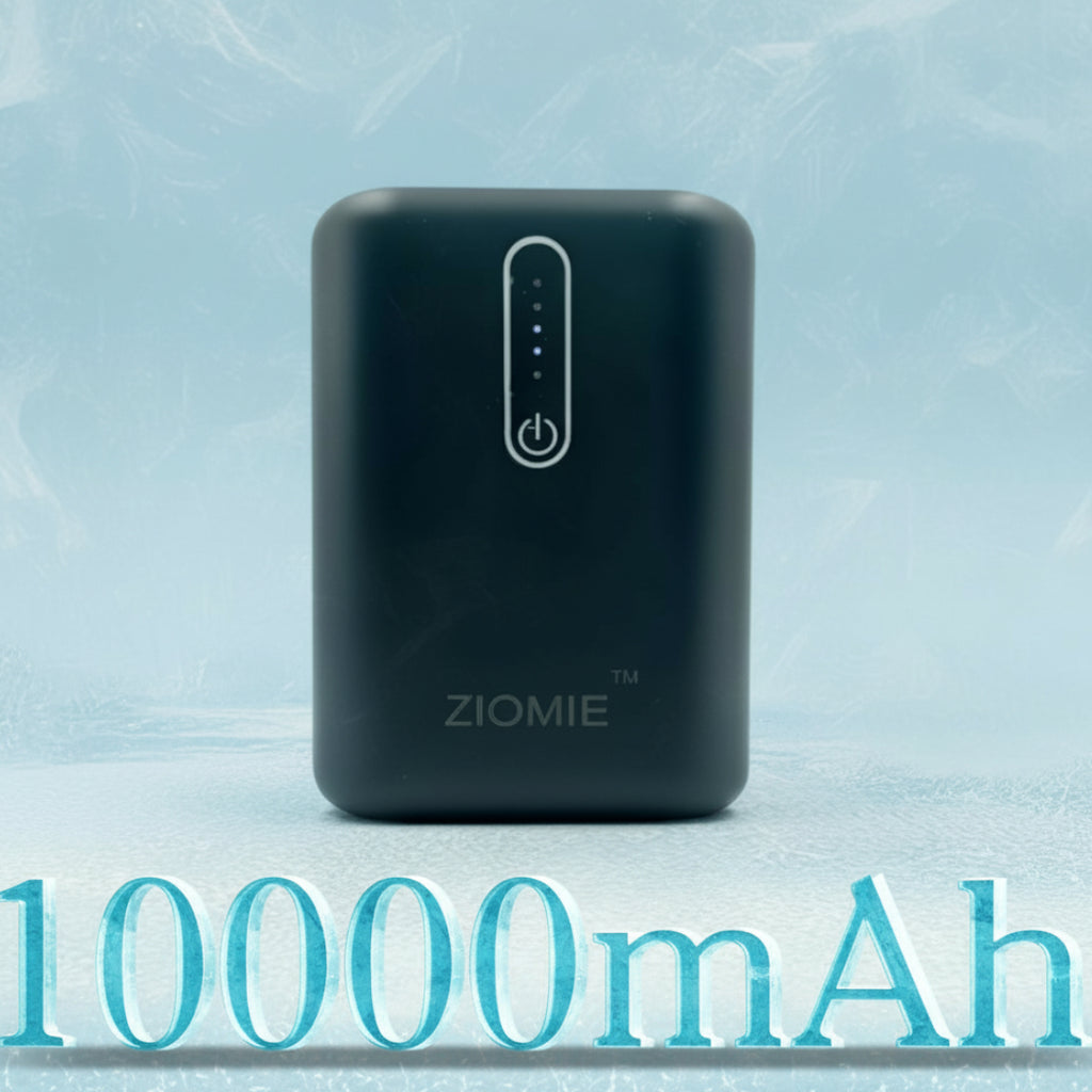 Ziome 1 Wire Power Bank 10000mAh , Charging Indicators, In-built Type-C Wire