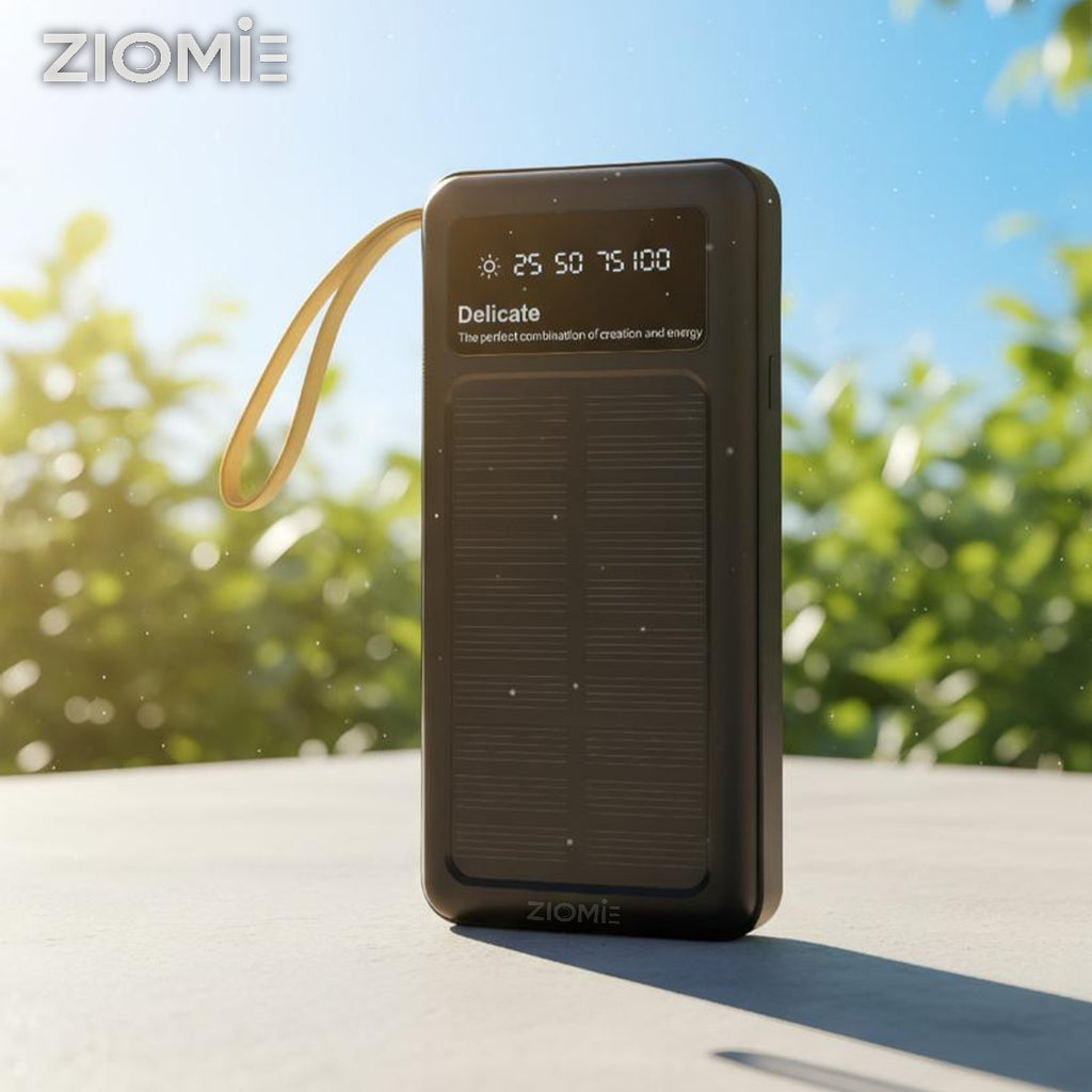 Ziome 20000 mAh 25W Slim Pocket Size Power Bank (Black, Lithium-ion, Power Delivery 3.0, Fast Charging, Quick Charge 3.0 for Mobile, Speaker, Tablet, Trimmer, Earbuds)