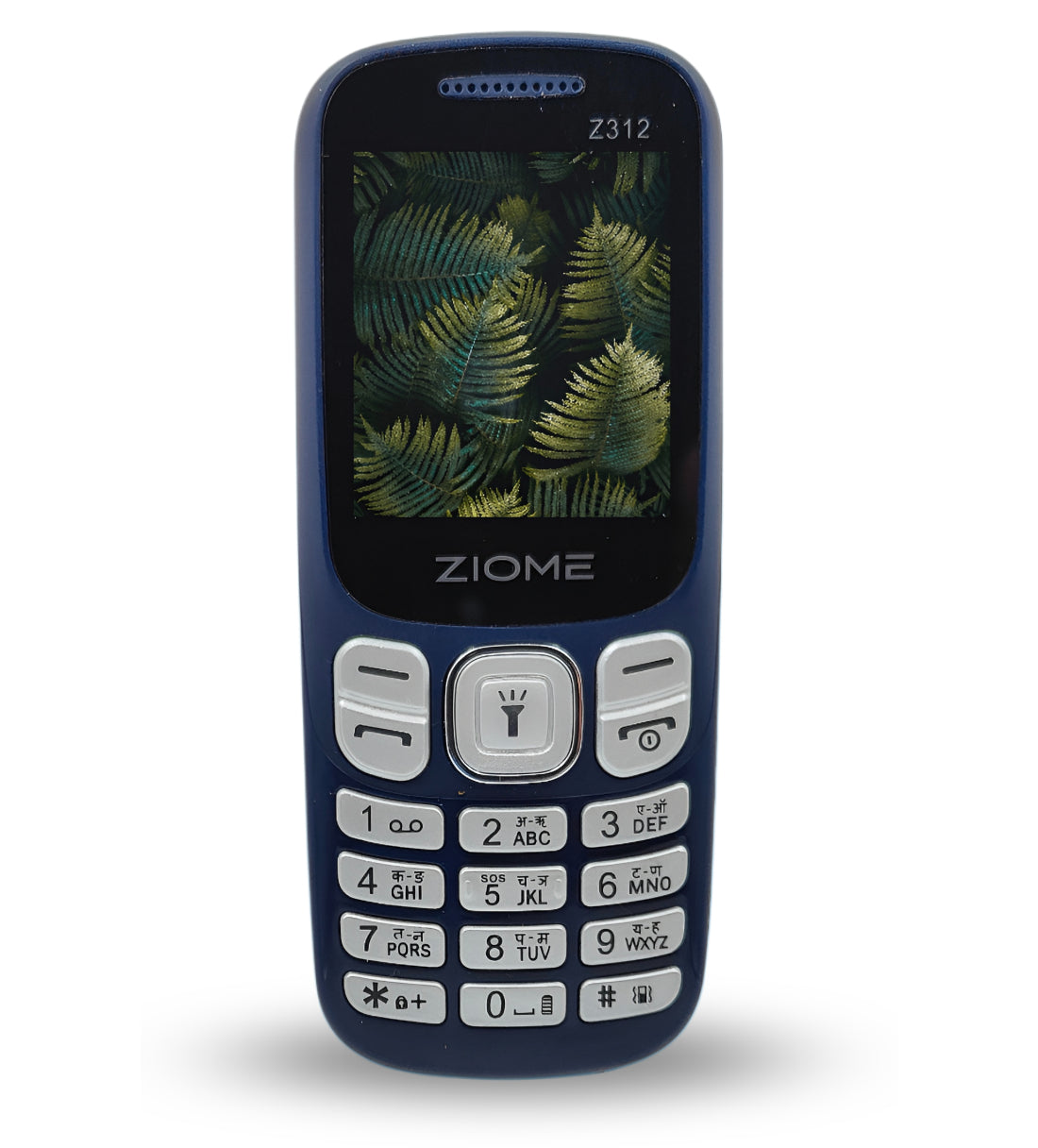 Ziome Z-312 Phone Dual SIM, Mp3/Mp4 player, Feature Phone, Blue