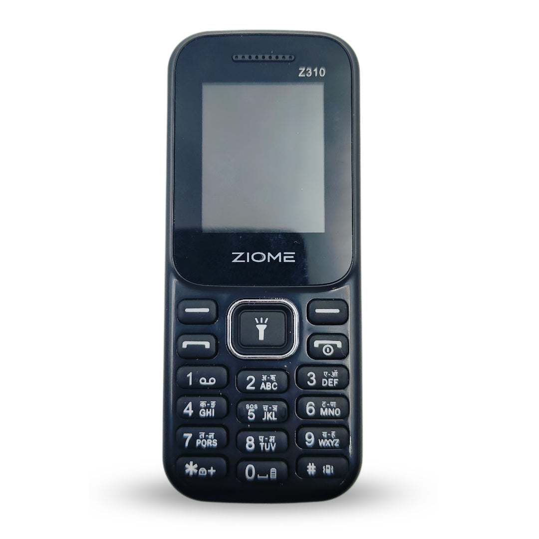 Ziome Z-310 Phone Dual SIM, Mp3/Mp4 player, Feature Phone, Black