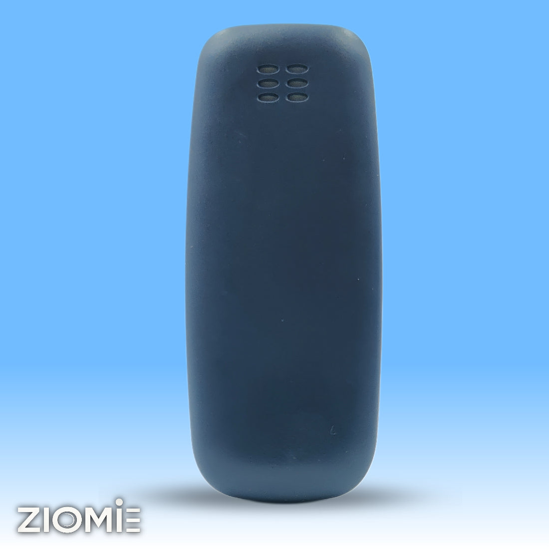 Ziome ZM-10 Ultra Mini Dual SIM Mobile Phone with Bluetooth Dialer, MP3 Player & Type-C Charging Blue