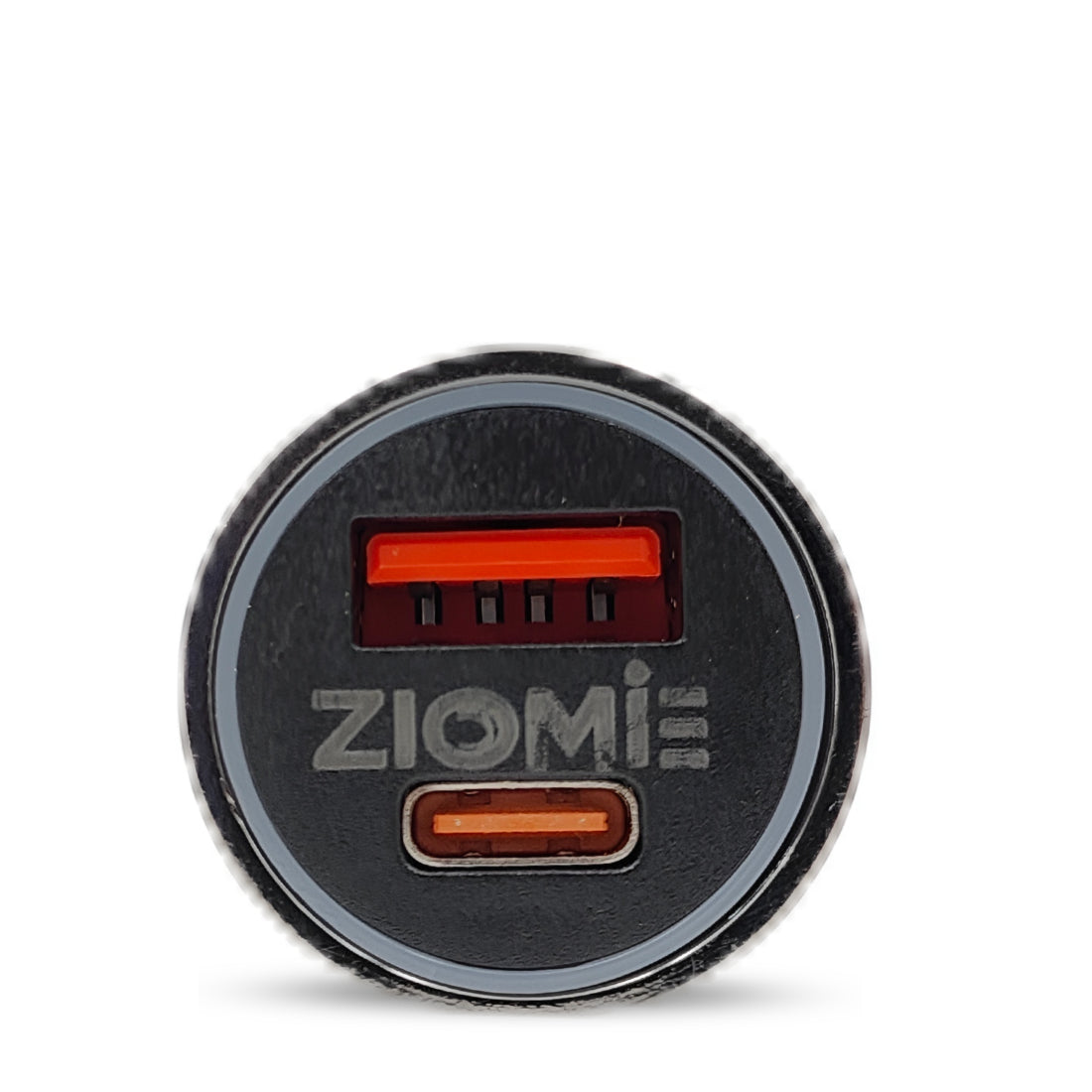 Ziome CA-100 High-Performance Car Charger – 85W Ultra-Fast Dual Port Adapter with Smart IC & Metal Body