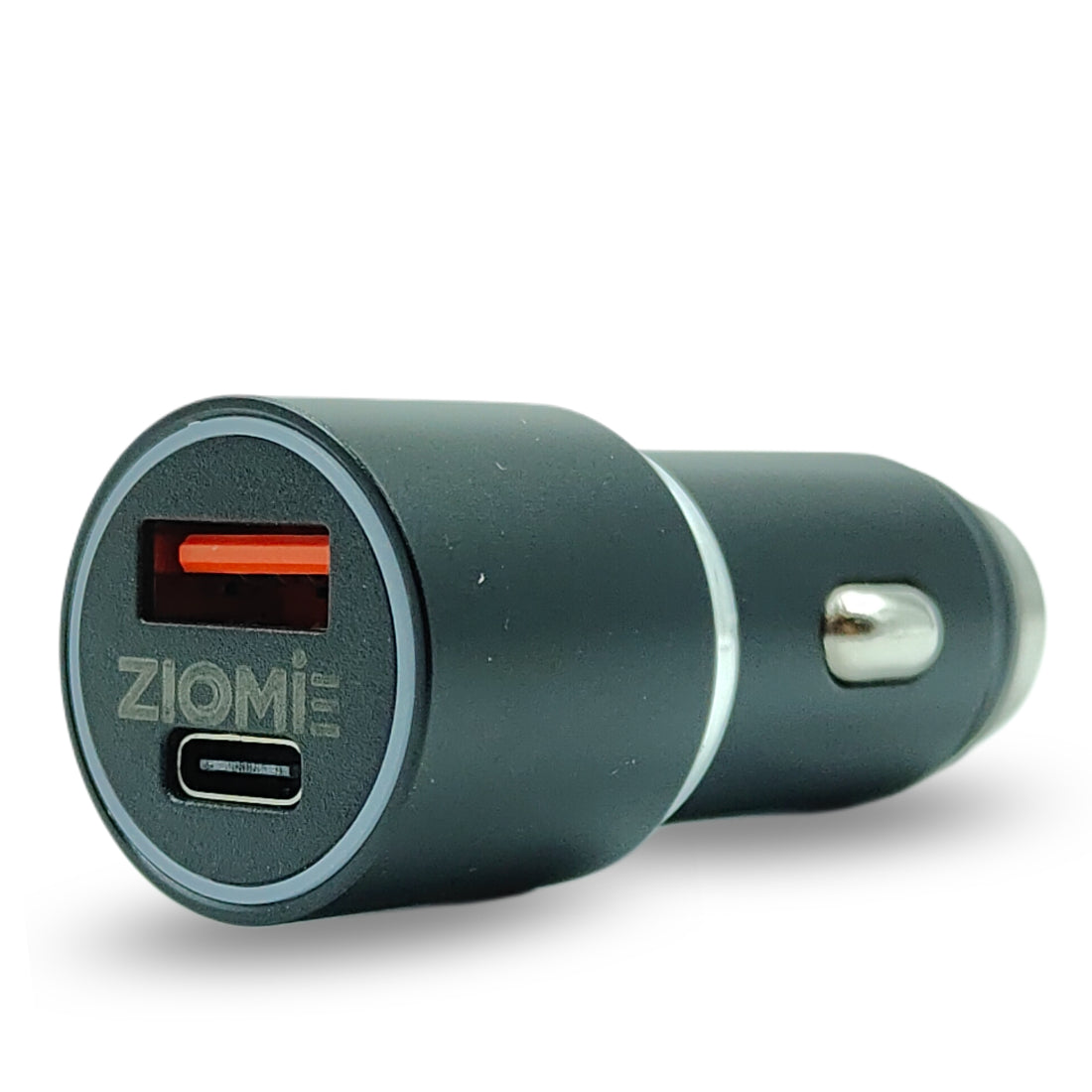 Ziome CA-50 High-Performance Car Charger – 85W Ultra-Fast Dual Port Adapter with Smart IC & Metal Body