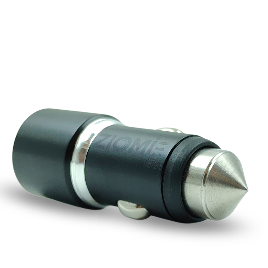 Ziome CA-50 High-Performance Car Charger – 85W Ultra-Fast Dual Port Adapter with Smart IC & Metal Body