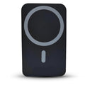 Ziome Magsafe Wireless Power bank 10000mAh 30Watt, In-built 2 Wire (Type C, Lightning), In-built Stand, Black