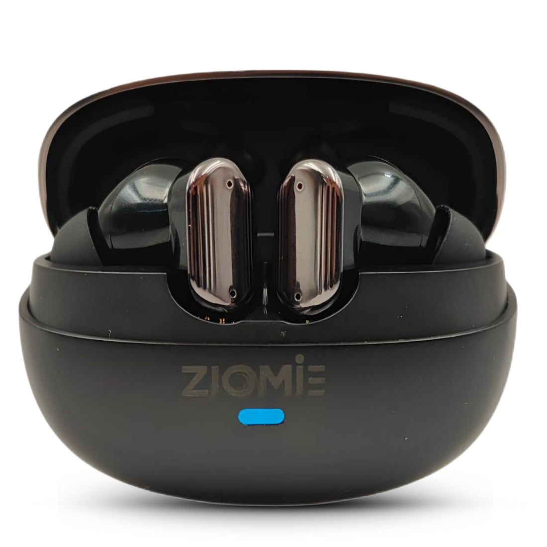 Ziome Z6 Pro Bluetooth Earbuds (Black-Purple, TWS)
