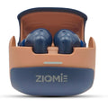 Ziome Z3-Pro Bluetooth Earbuds (Blue-Brown. TWS)