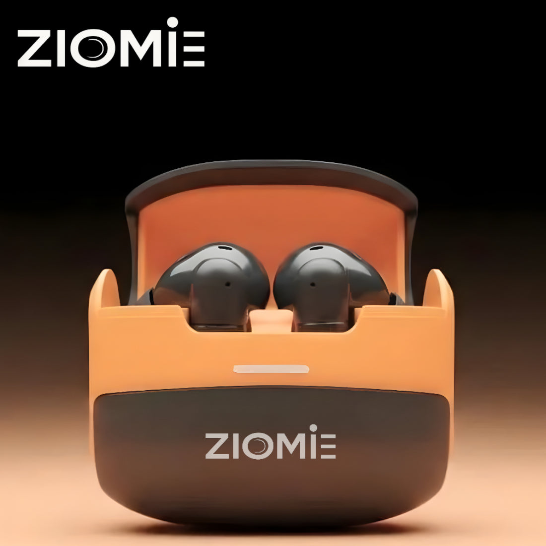 Ziome Z3-Pro Bluetooth Earbuds (Black-Orange,TWS)